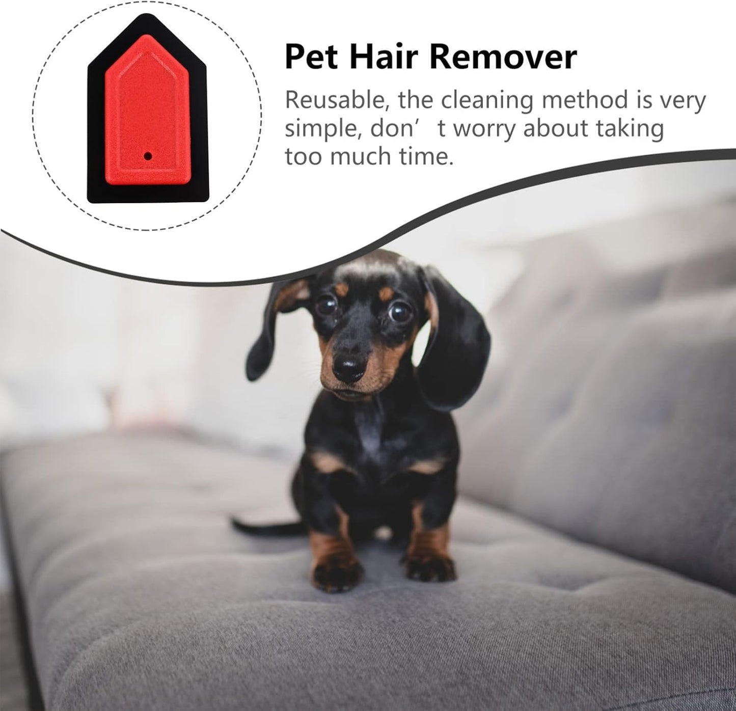 Pet Remover Dog Matted Hair Removal Reusable Pet Hair Catcher Detangler Spray for