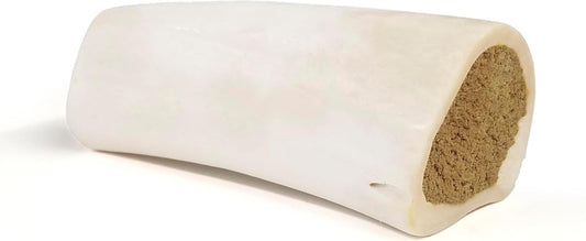 Cadet Stuffed Shin Bone, Long-Lasting Dog Chew Bones for Aggressive Chewers, High Protein Filled Bone Dental Chew for Dogs, Bully Stick Flavor Filling, 5-6" for Large Dogs