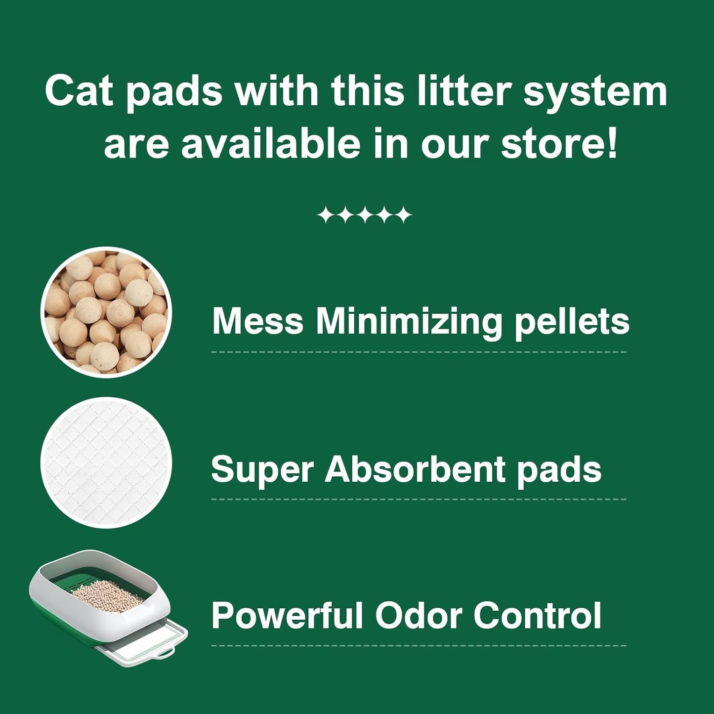 Cat Litter Pellets 9 lbs, Generic Litter Pellets Refills Exclusively for Dual-Layer Litter Box Systems, Dehydrating, Zeolite, Long-Lasting Odor Control Non-climping, Not Low-Tracking