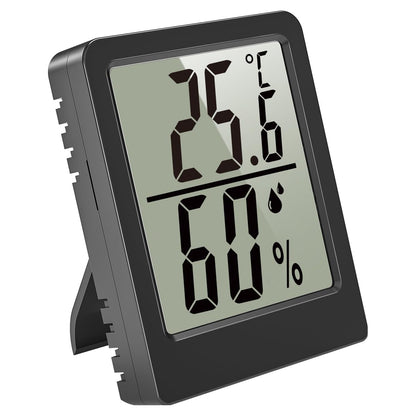 Digital Reptile Thermometer and Humidity Gauge, Large LED Display Terrarium Hygrometer with Adhesive Tape, for Bearded Dragon Tank, Leopard Gecko, Snake, Lizard, Hermit Crab Accessories