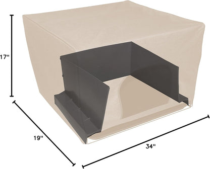 Pet Gear Pro Pawty, Potty Training Aid for Pee Pad/Grass Patch, Removable Tray Holds Pad Included, Hides Messes, Optional Wall Guard, Dog Litter Box, Wall Guard ONLY- fits Large Pro Pawty