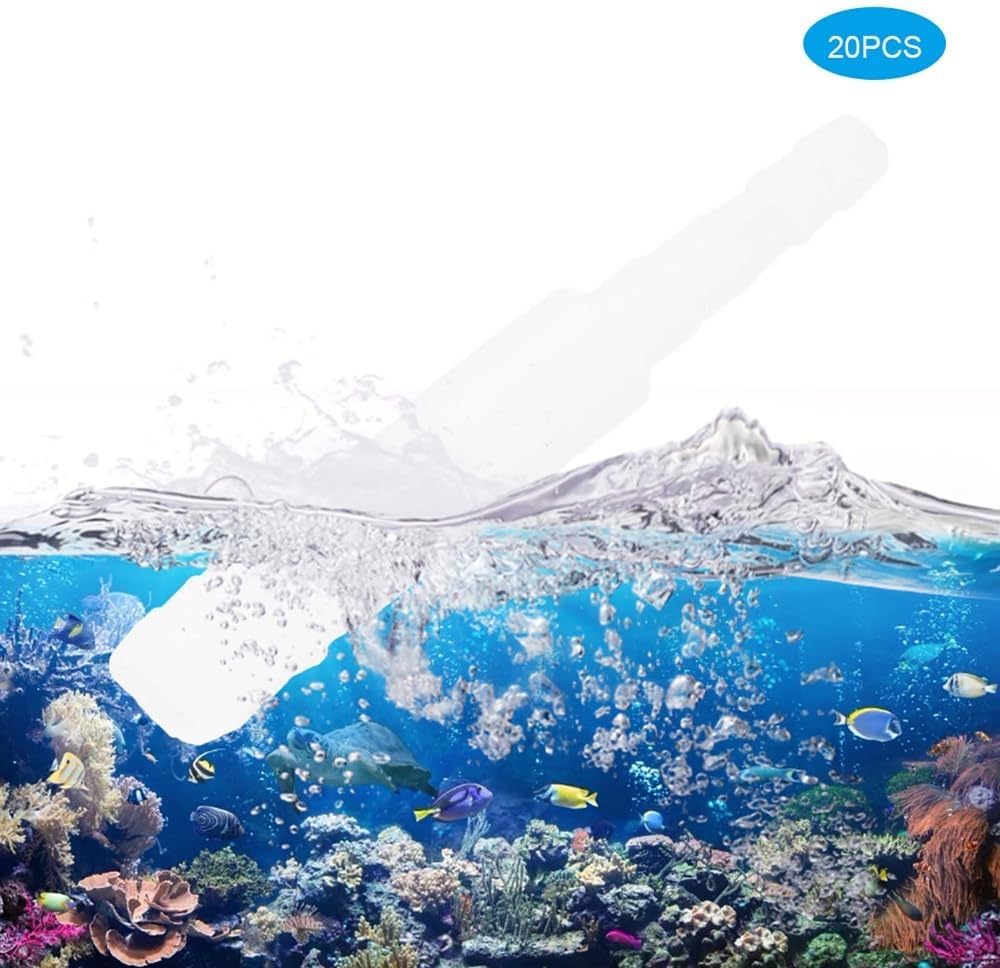 20pcs Transparent PVC Tube Connector Set Air Pump Hose Converter Aquarium Hose Adapter Tubing System Accessories