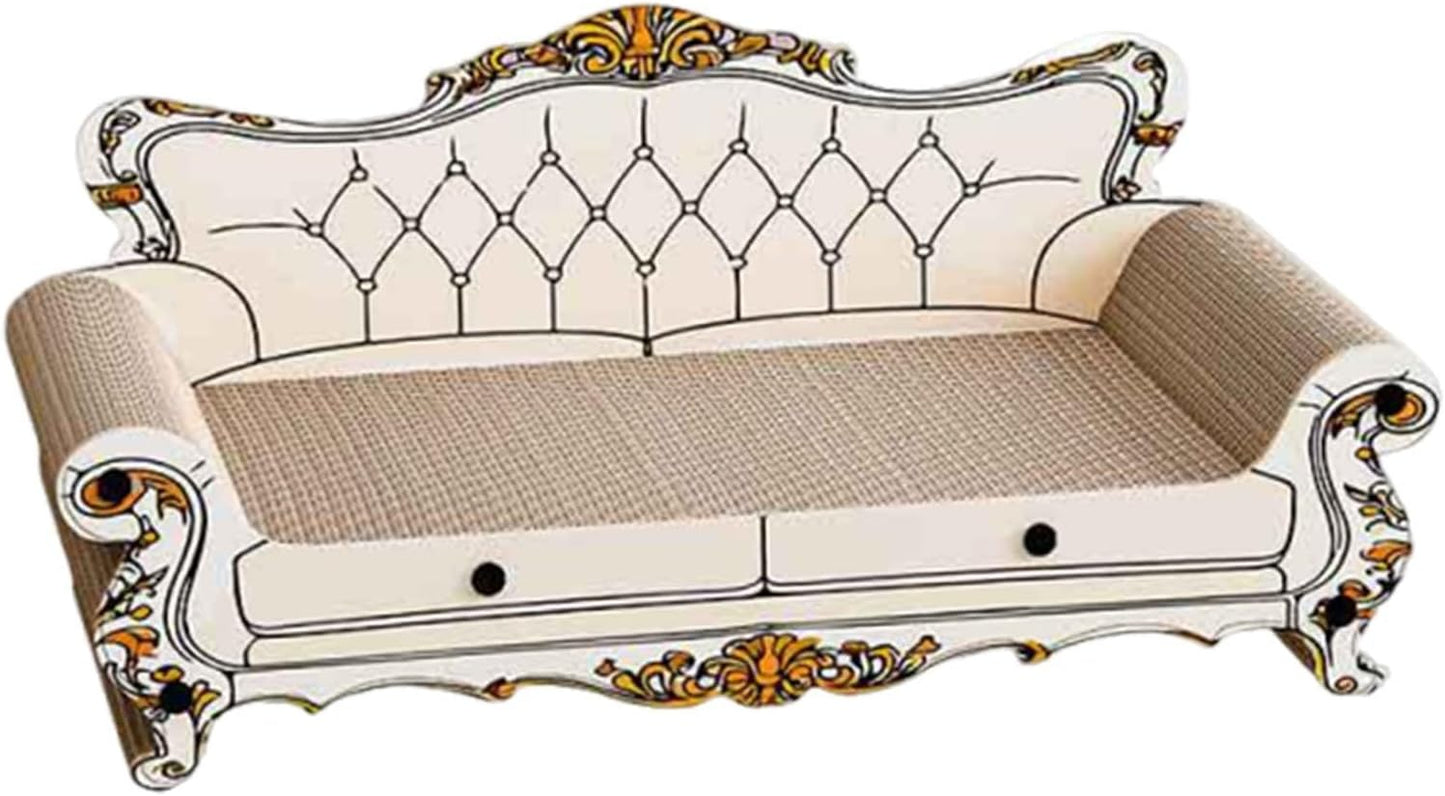 Cat Scratcher Couch Bed Pet Claw Sharpening Multifunctional Cat Couch Chaise Longue, Style A