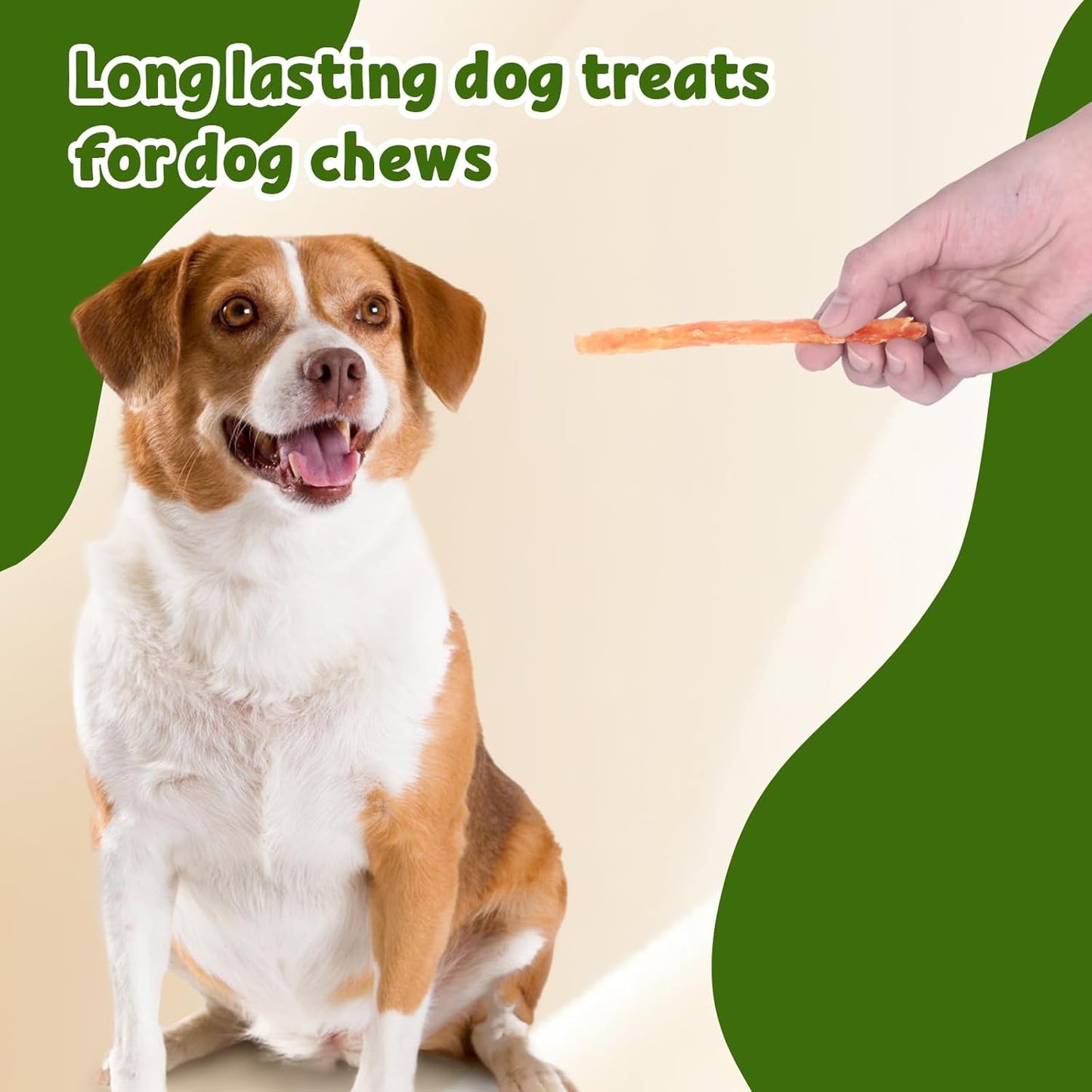 Chicken Jerky Strips for Dogs -Real Chicken, High Protein Dog Treats, Soft & Chewy Training Rewards for Puppies & Small Breeds, All-Natural Ingredients 454g/1lb