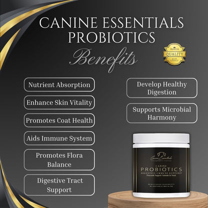 Probiotics for Dogs – Duck Flavour – Approx. 90 Chews, 8 oz – Digestive & Immune Support Supplement – Human-Grade Ingredients – Supports Animals in Need