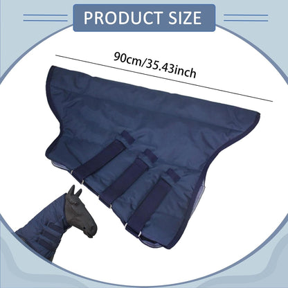 Cover Neck Wrap with 3 Adjustable Straps with Fill 600D Oxford Cloth Winter, Blue