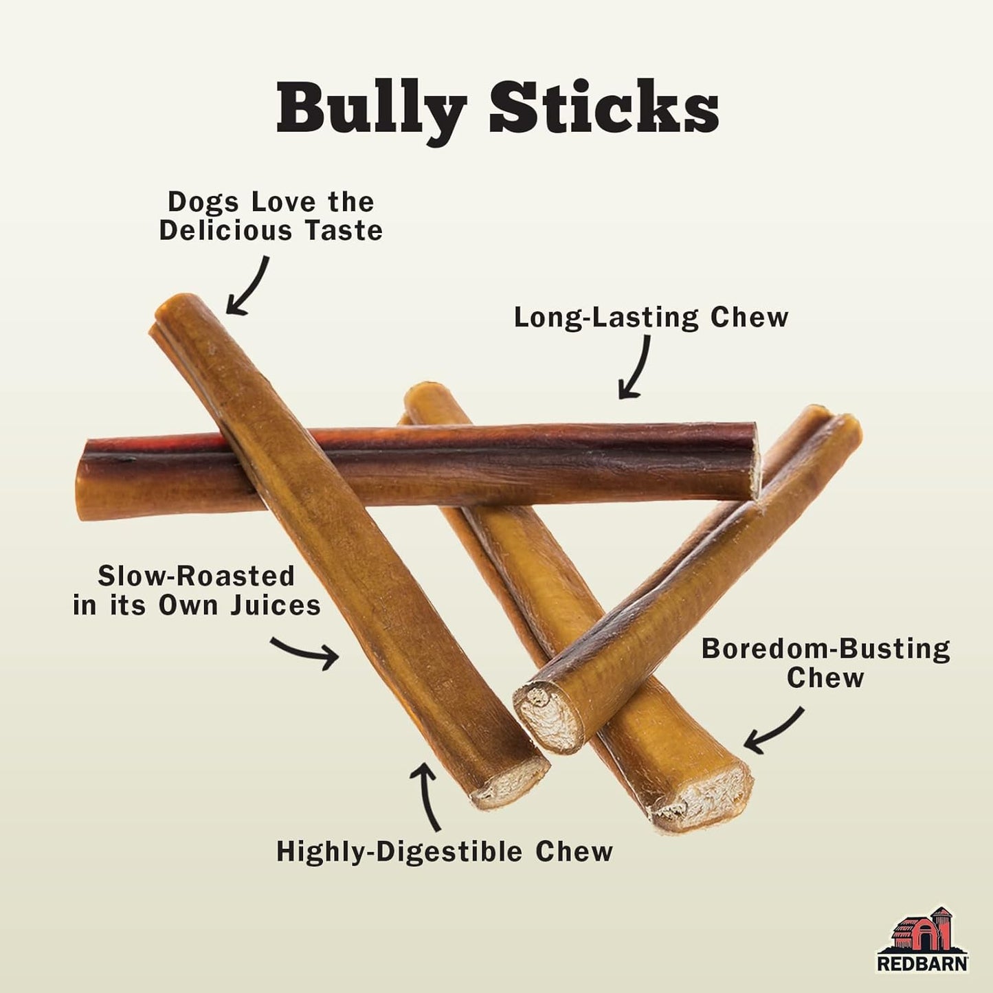 Redbarn Pet Products Bully Sticks 5-8" Variety Pack and Beef Collagen Sticks Bundle