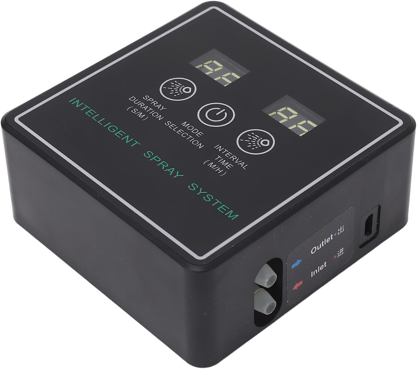 Reptile Fogger Smart Spray System, Automatic Timing Humidifier with 360 Degree Adjustable Misting Nozzles, High Density Spray for Terrarium, Intelligent Timing Cycle Spraying for R