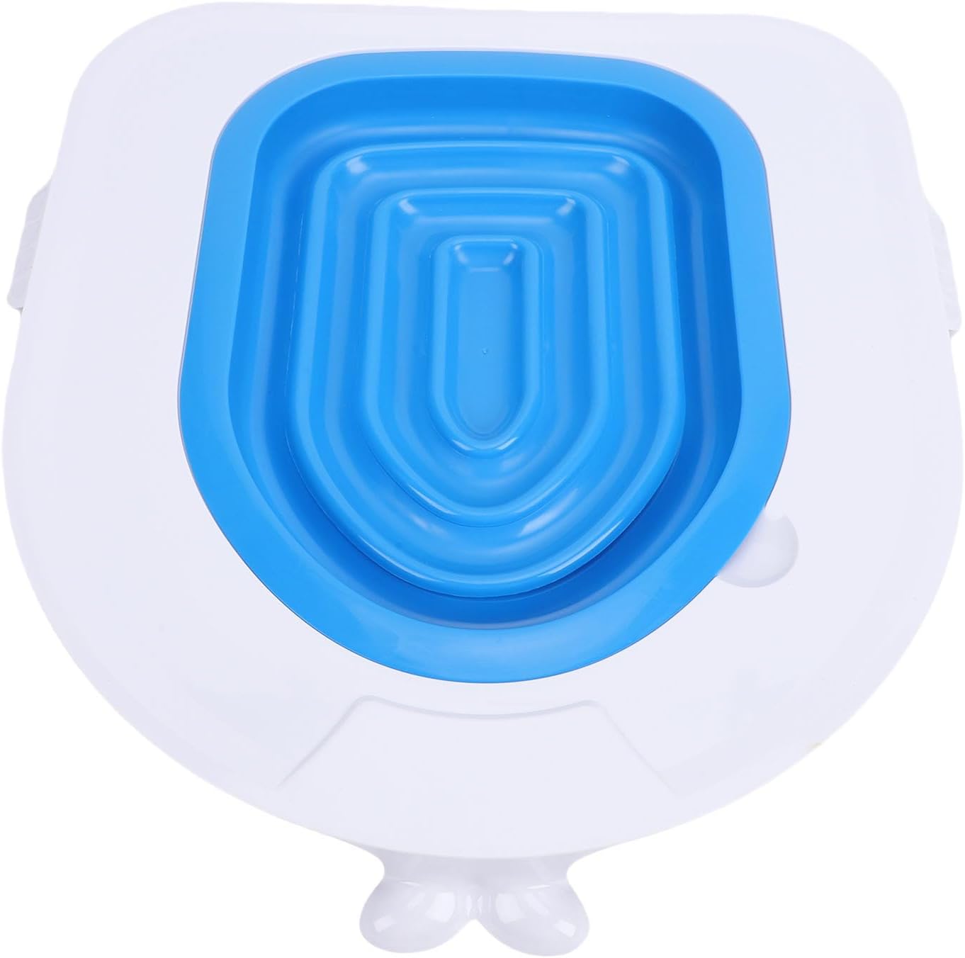 HEEPDD Cat Toilet Training Kit Adjustable Step Design Non Slip Silicone Base Cat Toilet Litter Tray for Pet Cleaning and Defecation, Training Systems Design Non Slip Silicone