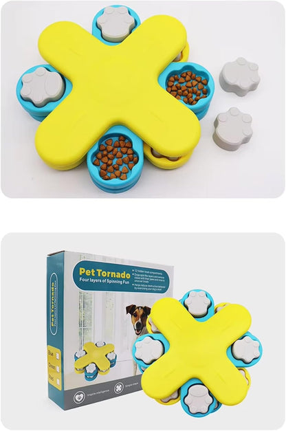 Dog Puzzle Toys for Smart Dogs Feeder, Dog Games Puzzle Toys. Meal Distribution and Entertainment, an Interesting Slow Feeder Suitable for Small and Med