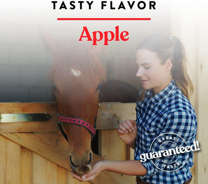 Manna Pro Apple Wafers - Treats for Horses - Packed with Vitamins & Minerals - Apple Flavored Horse Treats - 20 Pounds
