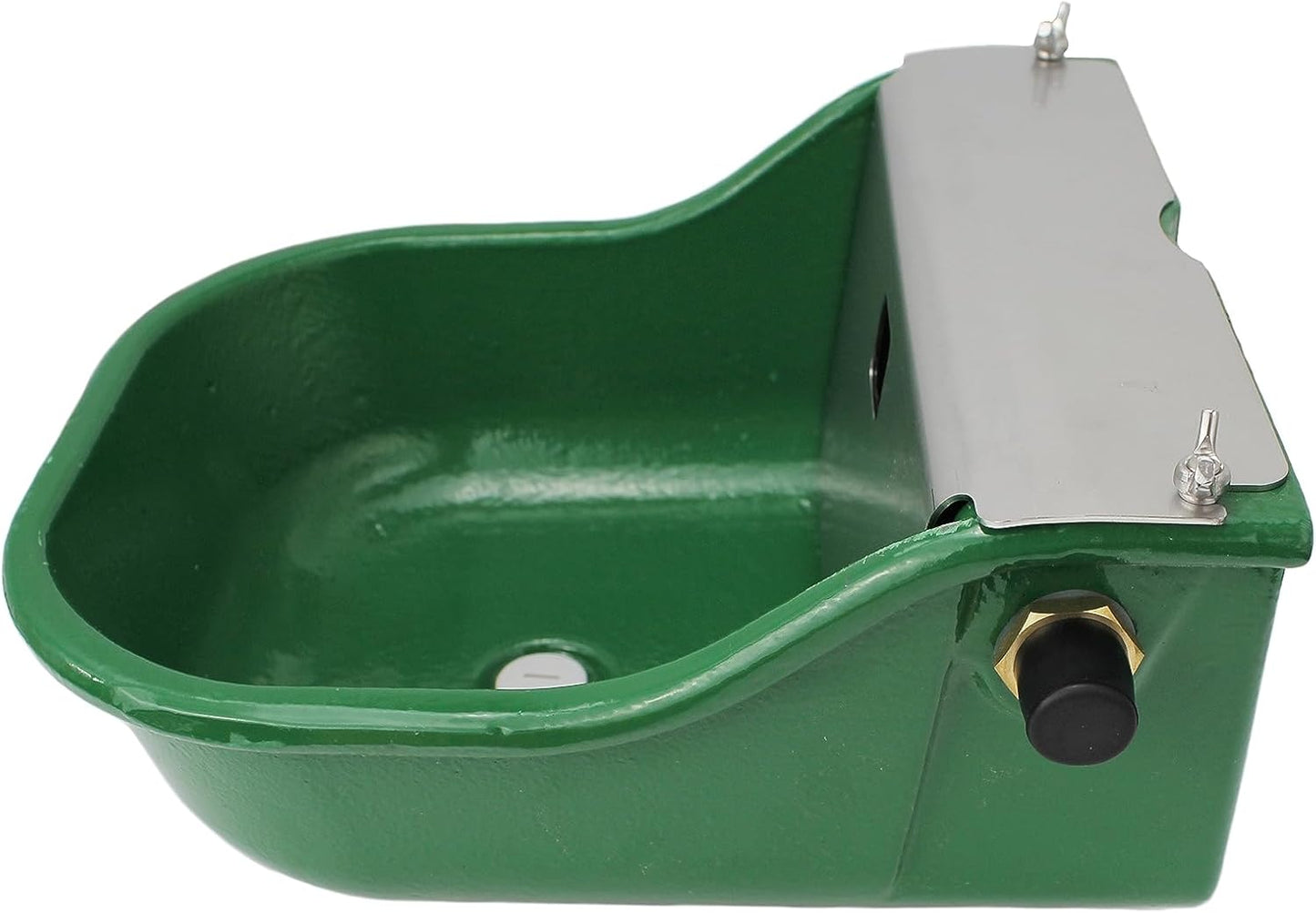 Automatic Stock Waterer for Horses,Cattle,Dog,Hog, Livestock, Heavy Duty Cast Iron,Extra Large Farm Animal Waterer Dispenser with Drainage Hole