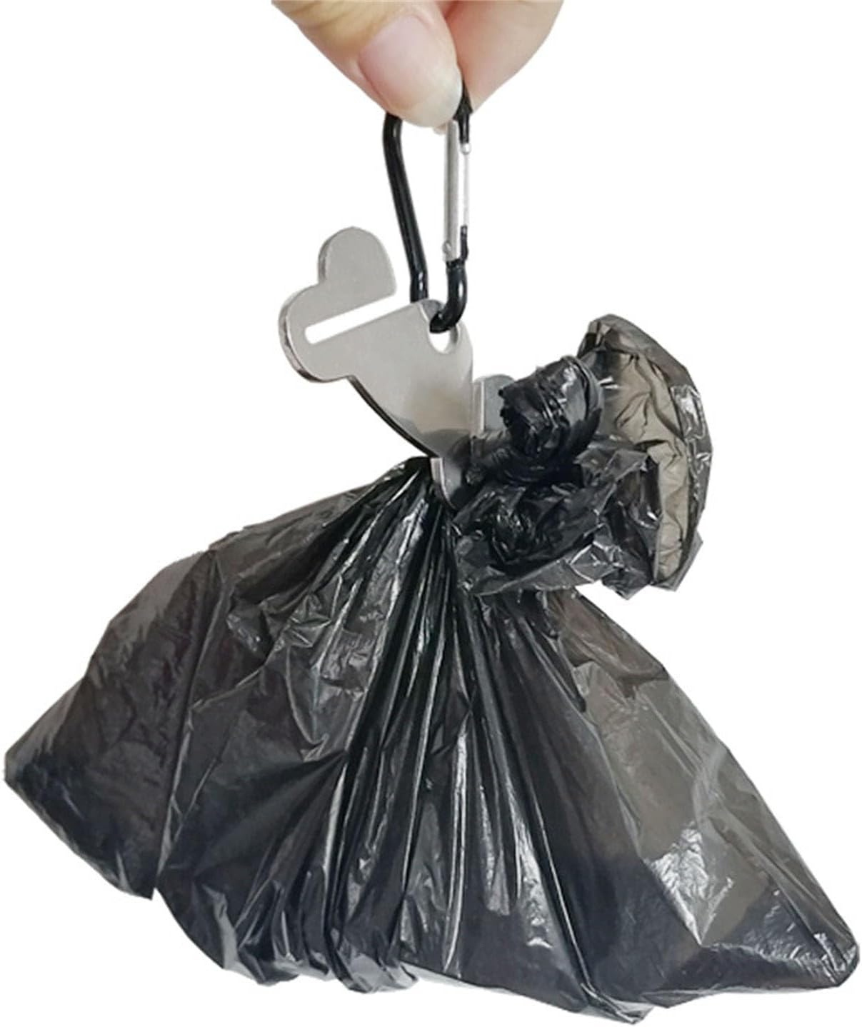 Metal Dog Poop Bag Holder Clip Hands Freely Waste Bag Secure For Outdoor Walking And Running And Practical Dog Poop