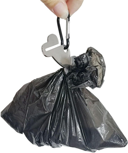 Metal Dog Poop Bag Holder Clip Hands Freely Waste Bag Secure For Outdoor Walking And Running And Practical Dog Poop