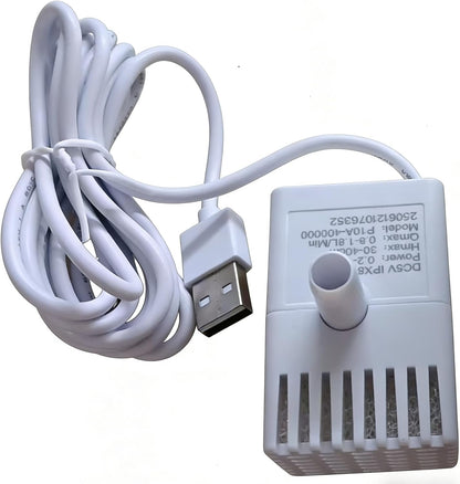 Dog Water Fountain for Large Dogs- 270oz/8L Stainless Steel Dog Water Bowl Dispenser(Replacement Pump)