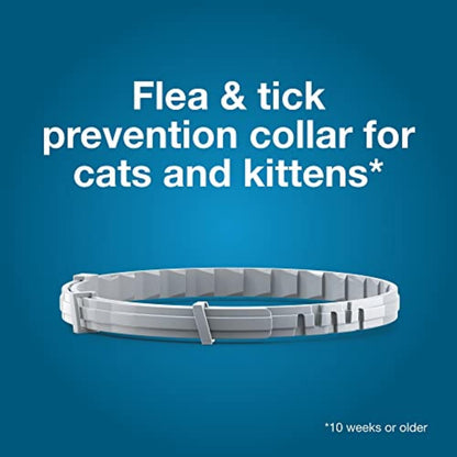 Seresto Cat Vet-Recommended Flea & Tick Treatment & Prevention Collar for Cats, 8 Months Protection | (Pack of 2)