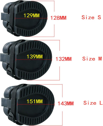 Horse Hoof Boots Sturdy Comfortable Protective Cover Equine Hoof Protector Horses Protection Rubber for Riding Training Equestrian Supplies, L