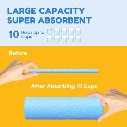 60 Count-30" x 36" XXL Puppy Pads, Extra Large Pee Pads for Dogs, Super Absorbent Disposable Dog Training Pads, Quick Drying, Leak-Proof, Ultra Thick Potty Pads for Dogs, Puppies, Doggie, Cats