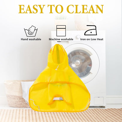 Dog Raincoat,Dog Rain Jacket,Small Dogs Waterproof Coat Medium Pet Puppy Raincoats Umbrella Coats for Doggie Yellow Poncho Jackets Hooded Clothes Gear Impermeable Outfit (Medium)