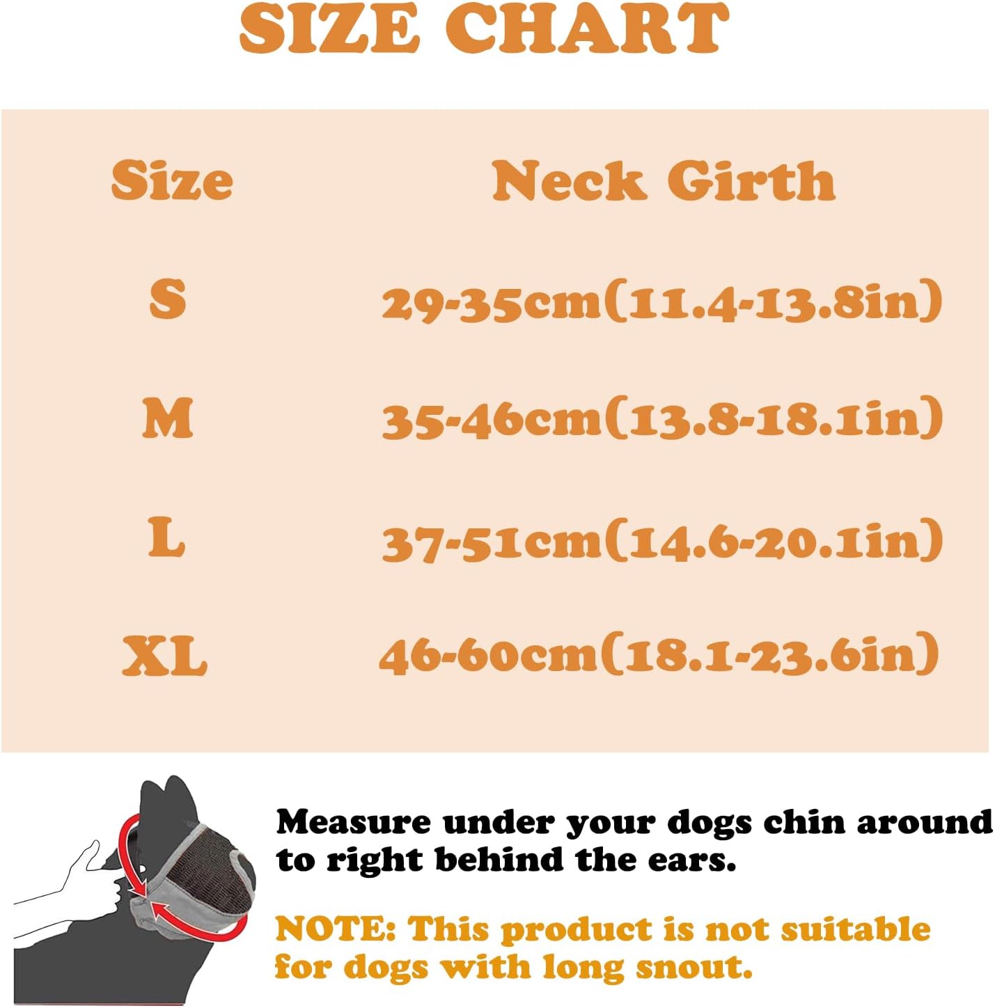 Short Snout Dog Muzzle, Won't Cover Forehead French Bulldog Muzzle, Anti-Biting Chewing Barking for English Bulldog, Pug, Pekingese(M,Black)