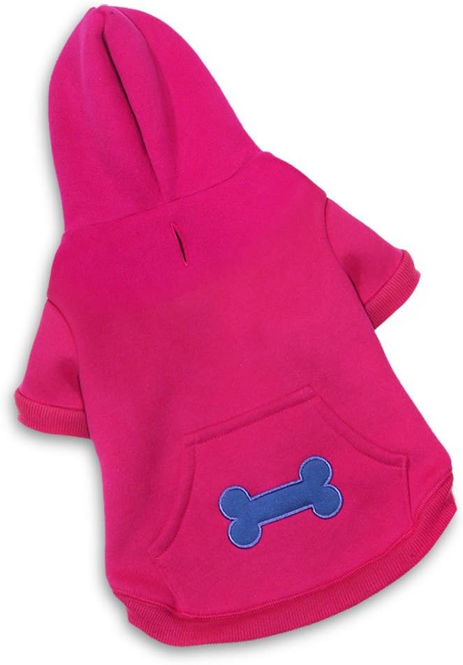 Best Pet Supplies - Voyager Dog Windproof Hoodie Pullover - Fuchsia, X-Small, 252-FU-XS