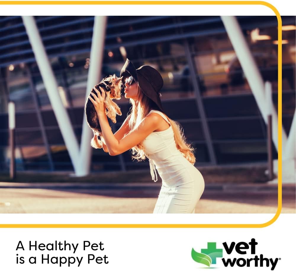 Vet Worthy Puppy MultiVitamins - Multivitamin for Puppies to Support Optimum Health & Overall Wellness - Dog Supplement with Iron,Magnesium,Zinc,Vitamin A,B Vitamins - Liver Flavor,60 Chewable Tablets