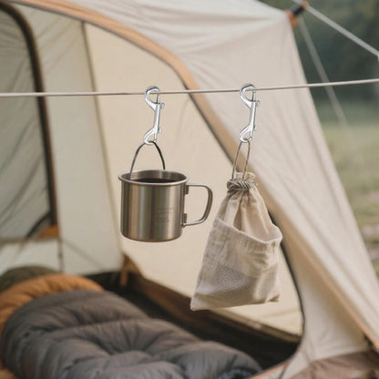 Dog Leashes 12 Pcs Zinc Alloy Clips for, Double Hook Spring with 3.9 in / 10 Cm Length, Swivel Design, 0.4 in / 1.2 Cm Diameter, Perfect Connection Leash and Collar for