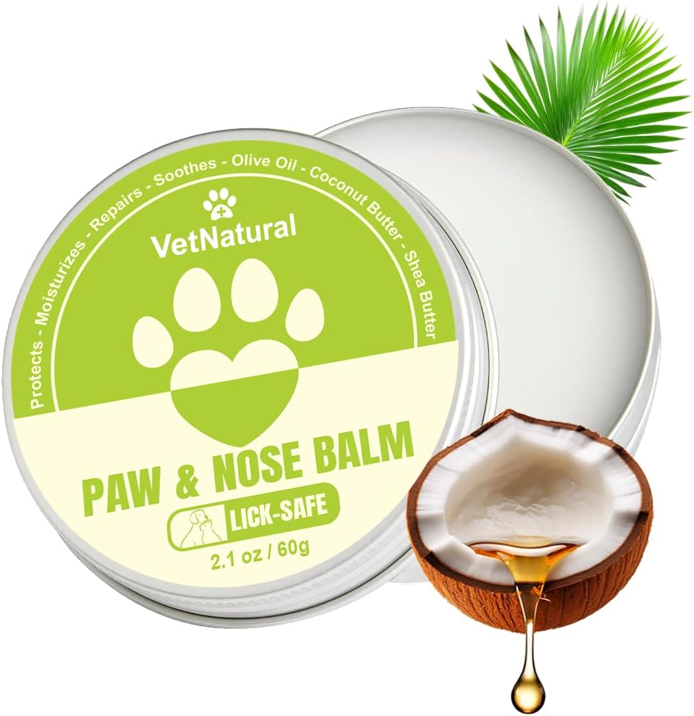 SINCE 1871 GÜLLÜOGLU Vetnatural Pet Eye Drops & Lick-Safe Dog Paw & Nose Balm Set