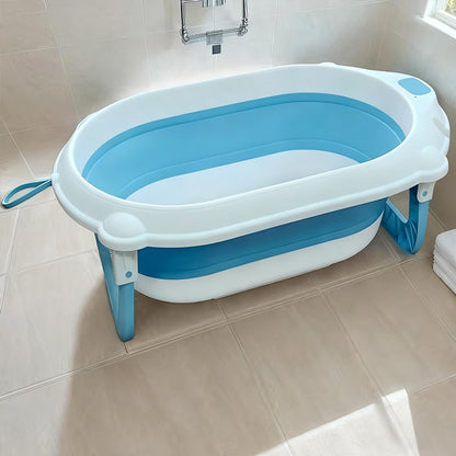 Folding pet Bathtub - - Easy to Store pet Bathtub - Sensitive Plug Water Temperature