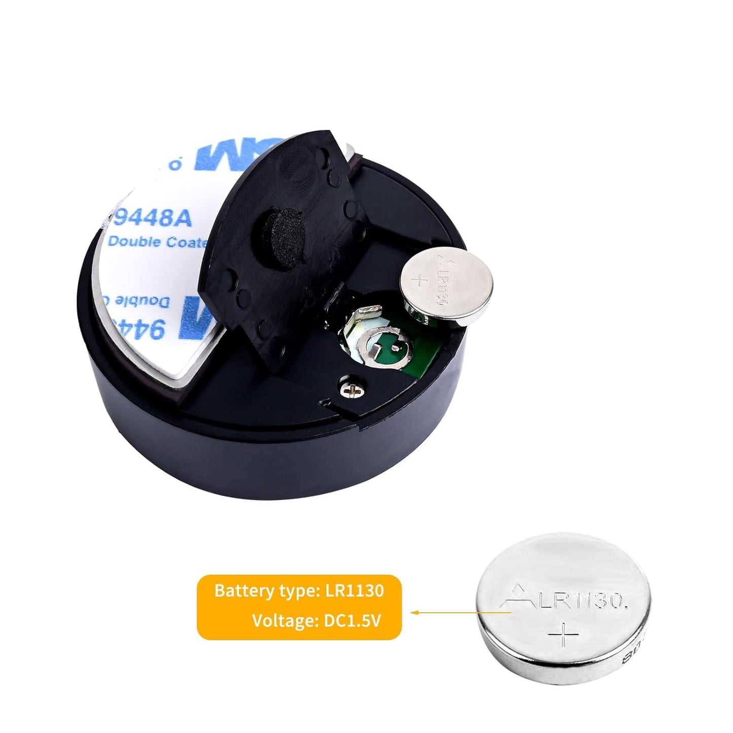 CIGAROL Mini Digital Hygrometer & Thermometer for Humidors — Indoor/Outdoor Temperature & Humidity Gauge for Greenhouse, Incubator, Reptile Terrarium & Jars, °F/°C（Pack of 1）