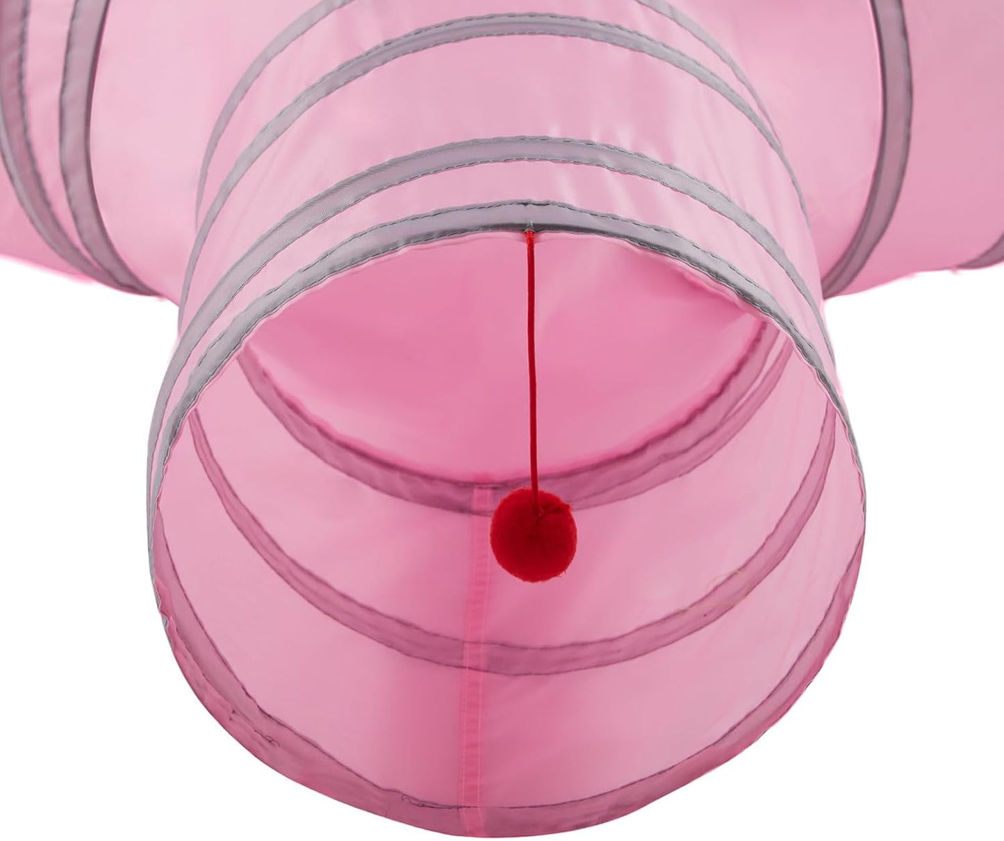 Cat Tunnels for Indoor Cats 3 Way Play Toy Kitty Tunnel Peek Hole Toy with Ball for Cat Tube Fun for Rabbits Kittens and Dogs