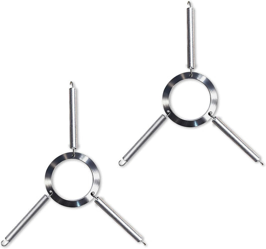 Upgraded Mounting Spring Clips for Reptile Habitat Lighting Domes (2 Pack) - Universal Terrarium Lid Clamps, Secure Heat Lamp Dome Lock Stainless Steel Material