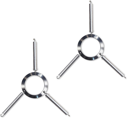 Upgraded Mounting Spring Clips for Reptile Habitat Lighting Domes (2 Pack) - Universal Terrarium Lid Clamps, Secure Heat Lamp Dome Lock Stainless Steel Material