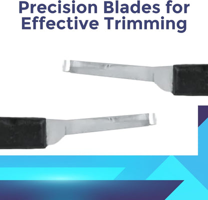 Regular Hoof Knife for Horses – Farrier Tool with Plastic Grip – Hoof Trimming Knife for Equine Care & Veterinary Use (Narrow-Blade)