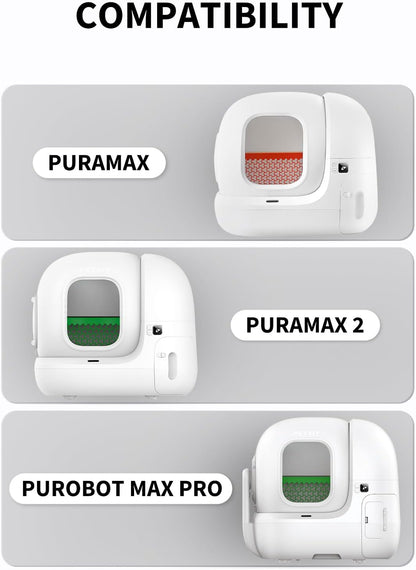 PETKIT Magnetic Cat Litter Remover and Sifter Set for PuraMax 2/Purobot Max Pro Self-Cleaning Litter Box, Compatible with Tofu Litter and Mixed Litter