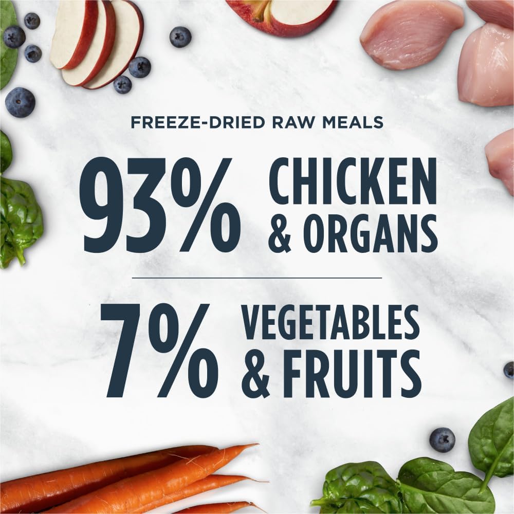 Instinct Raw Meals Freeze-Dried Chicken Cat Food, 25 oz. Bag