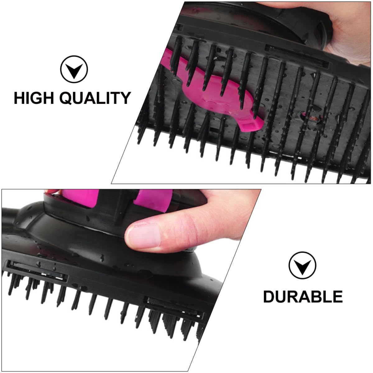 Horse Grooming Brush and Horse Hair Cleaning Brush Plastic Material Practical Bathing Tool for Maintenance and Sensitive Skin Grooming Supplies