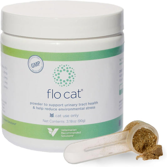 Flo Cat Cranberry Supplement for Cats by Veterinarian Recommended Solutions - Bladder Control for Cats - Urinary Tract Support - Cranberry Chews - Immune & Gut Support