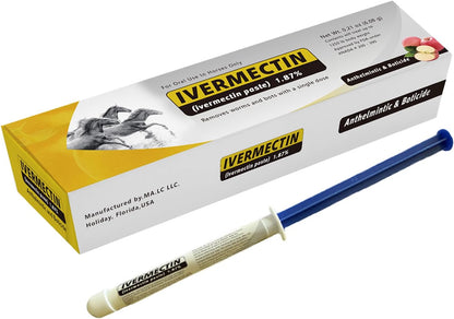 Paste for Horse 1.87% – 6.08g Tube – Apple Flavored –for Horses Up to 1250 lb - 1 Pack