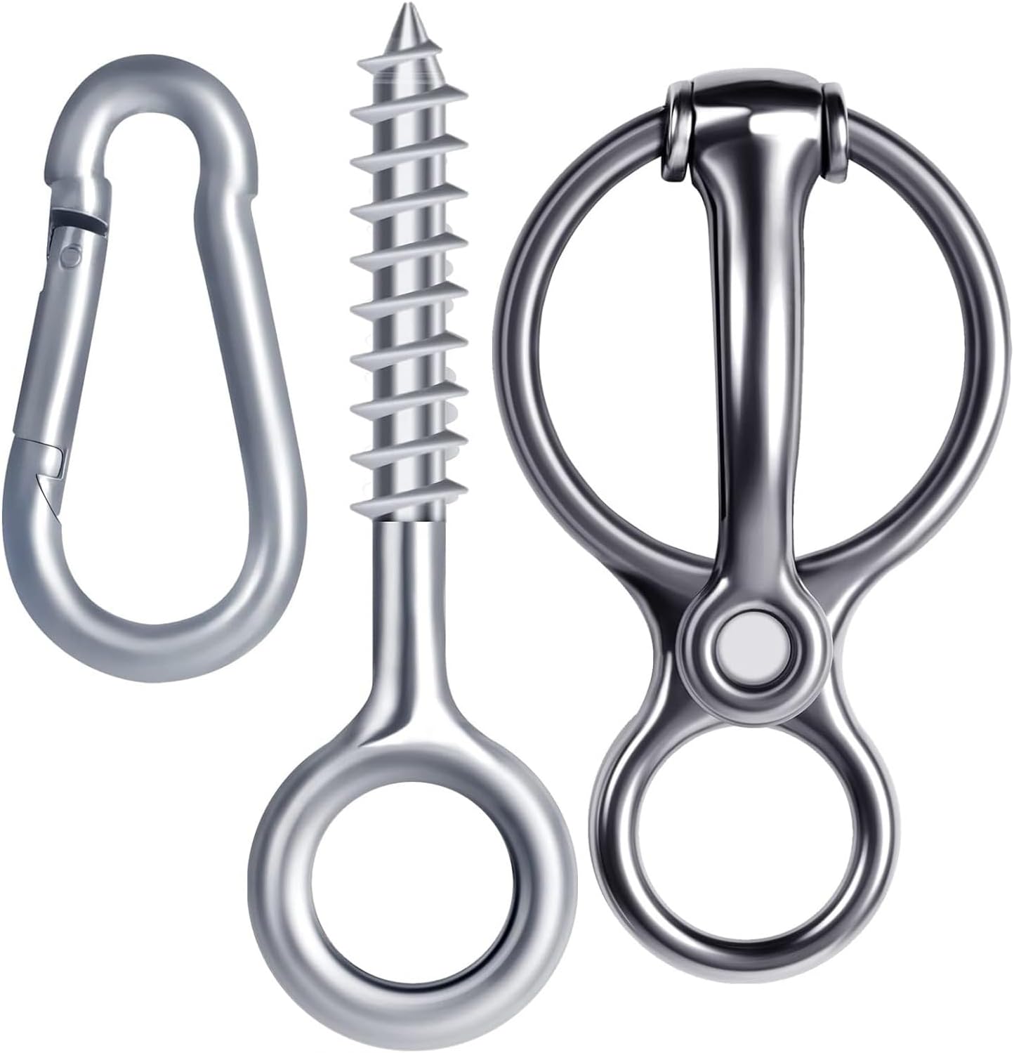 Horse tie Ring | Stainless Steel Heavy Duty Pull Back Release - Horse tack and Supplies | Indoor Outdoor Stall Stable for Horse Care