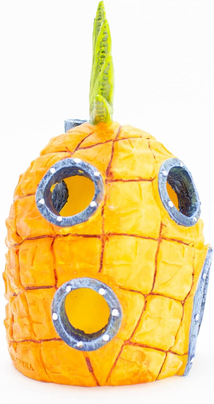 Penn-Plax (SBR10EO Spongebob Squarepants Officially Licensed Aquarium Ornament – Spongebob’s Pineapple House – Medium
