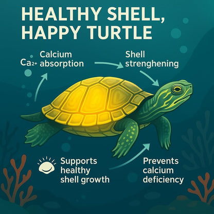 Shellstrong Premium Calcium Block for Aquatic Turtle - Slow Release Water Tank Conditioner - Cuttlebone for Aquarium - Turtle Tank Accessories - 20 Gallon Aquatic Tank Treatment (3 Calcium Blocks)
