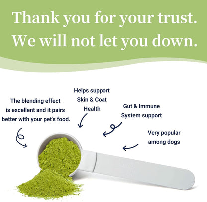 Dog Supplies - Dog Multivitamin Powder with Chondroitin, Omega 3, Probiotics for Hip & Joint Support, Skin & Coat Health, and Digestion. Easy-Mix Powder Supplement for Dogs - 250g