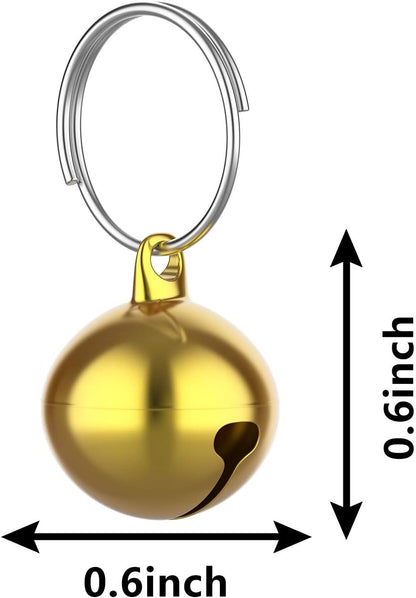 Outus 24 Sets of Cat Bells for Cat and Dog Collar Pendant Pet Bell Pet Pendant Accessories