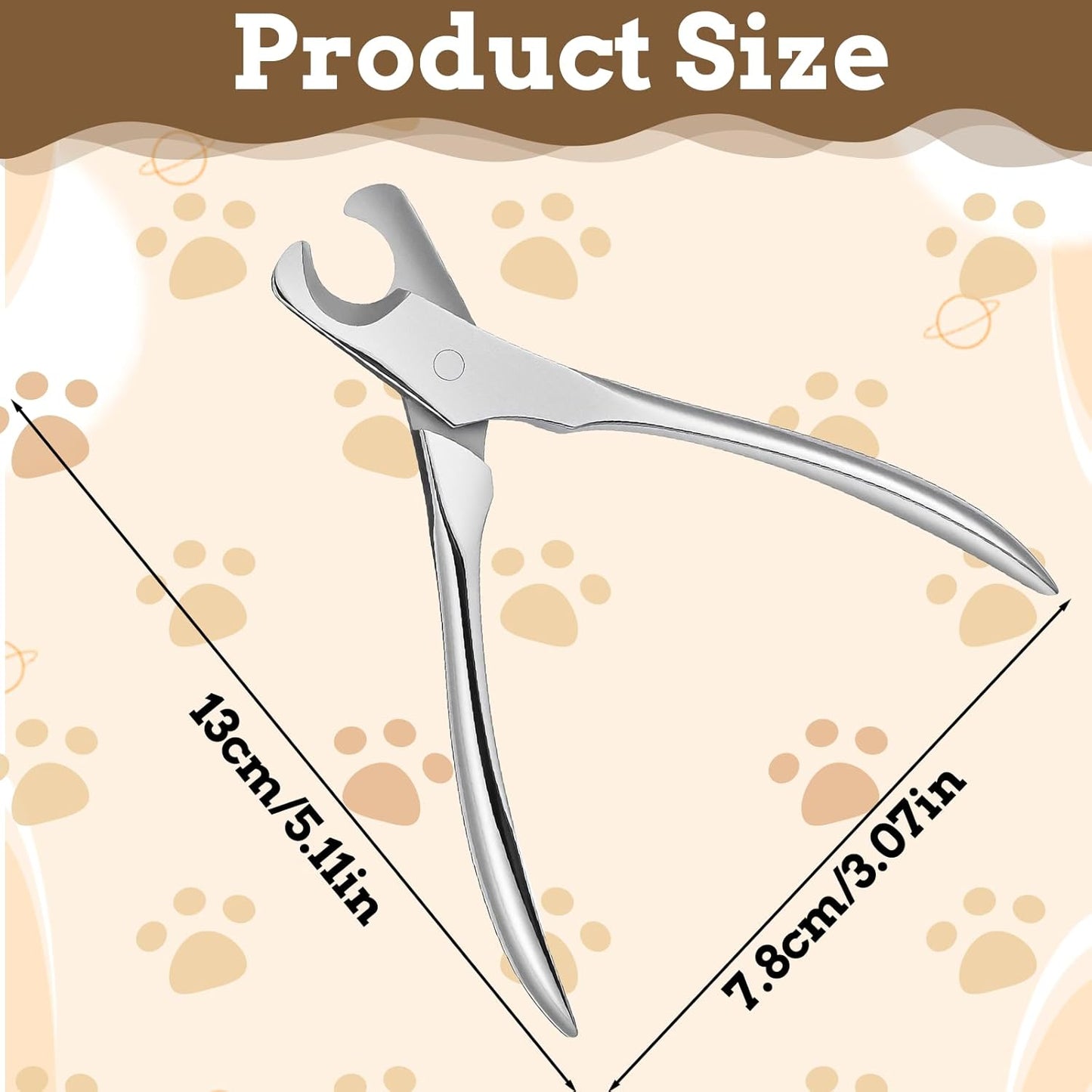 Stainless Steel Pet Nail Clippers Dog Nail Clippers & Trimmers Dog Nails Grinder for Large Medium Small Dogs & Cats