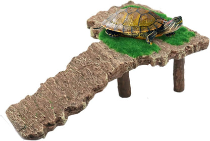 Turtle Ramp | Turtle Resting Terrace Basking Area - Non-Slip Dock Climbing Ladder, Resting Place Pet Supplies Landscape Decor for Reptile, Aquarium Accessories