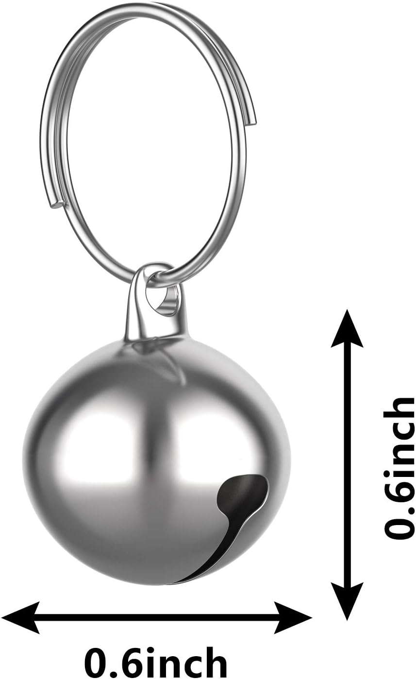 24 Sets of Cat Bells for Cat and Dog Collar Pendant Pet Bell Pet Pendant Accessories