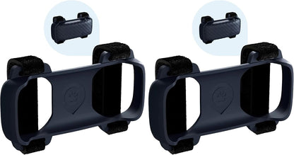 Tractive GPS Cat 4 Tracker Harness Attachment, for Cat Walks with Peace of Mind, Velcro Straps, Black (Pack of 2)