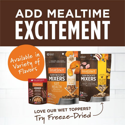 Instinct Healthy Cravings Grain Free Recipe Variety Pack Natural Wet Dog Food Topper by Nature's Variety, 3 oz. Pouches (Pack of 12)