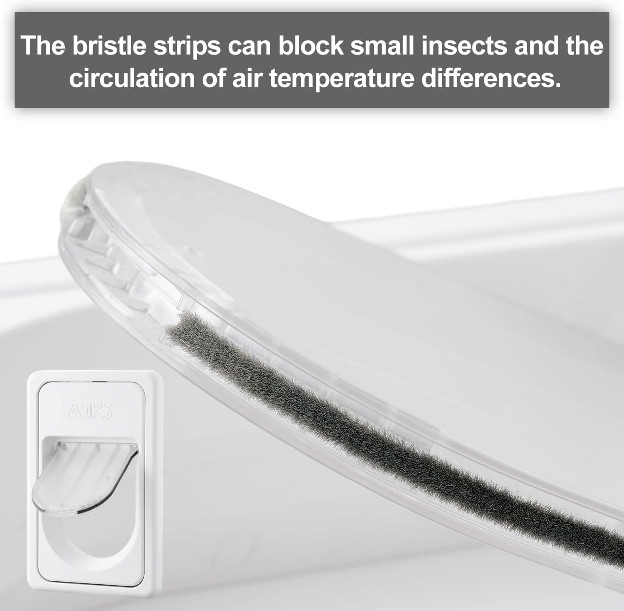 Smart Electronic Pet Door, Automatic Cat Dog Door with 3 Modes, Battery Powered Electronic Sensor Pet Door with 1 Sensing Key, Fit for Small/Medium Pets Up to 35lbs - Small Size